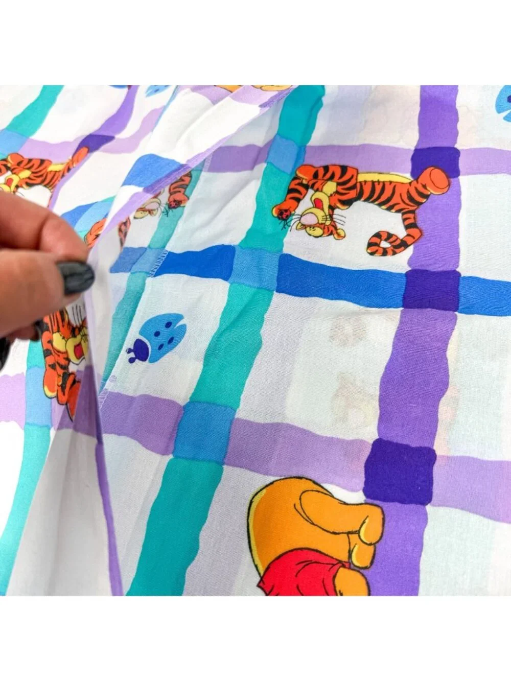 Vintage Wamsutta Disney Winnie the Pooh Tigger Standard Pillow Shams set of 2